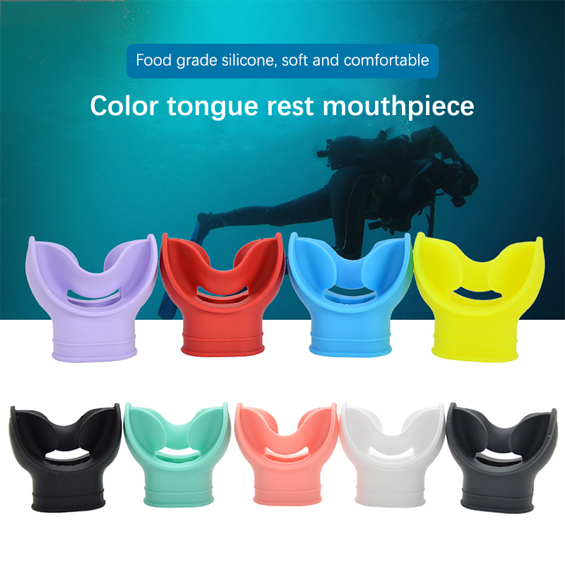 Snorkel Dry Top - Silikon şnorkel ağızlık rahat tüplü dalış