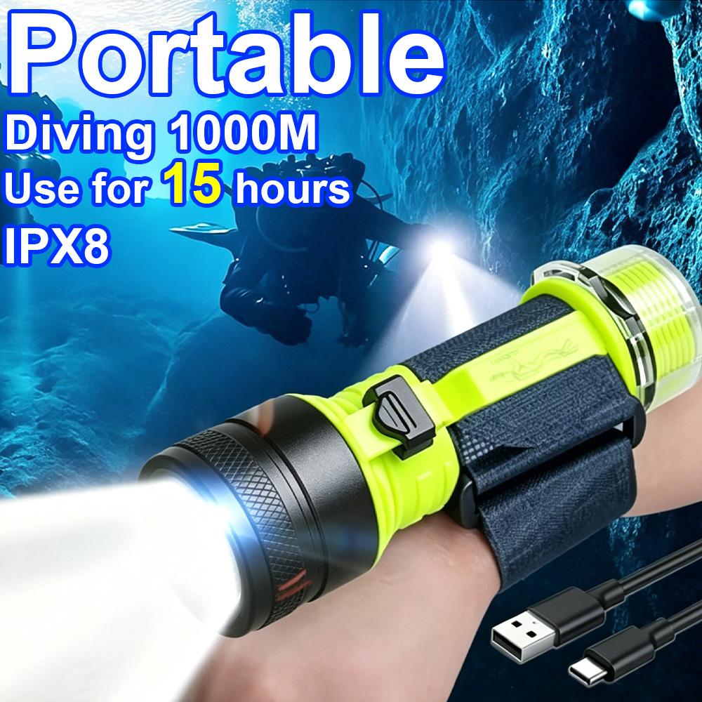 Yeni Taşınabilir Profesyonel L - Underwater Flashlight incelemesi ve fiyatı