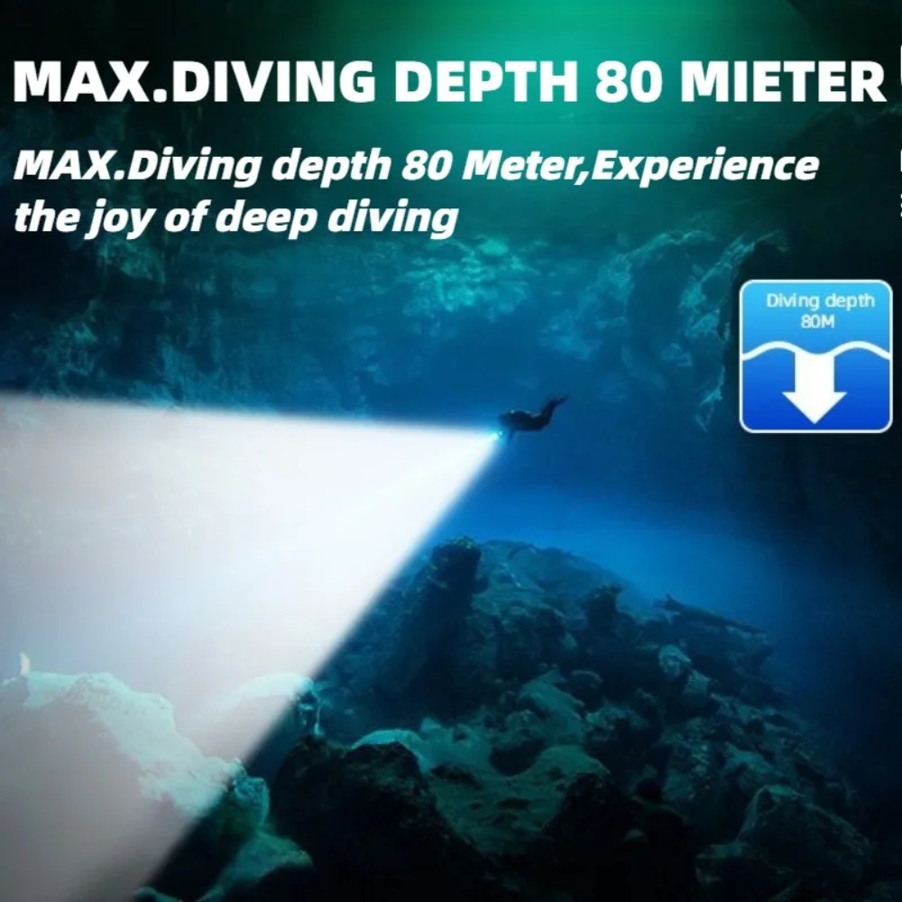 Güçlü Dalış Feneri Su Geçirmez - Underwater Flashlight incelemesi ve fiyatı