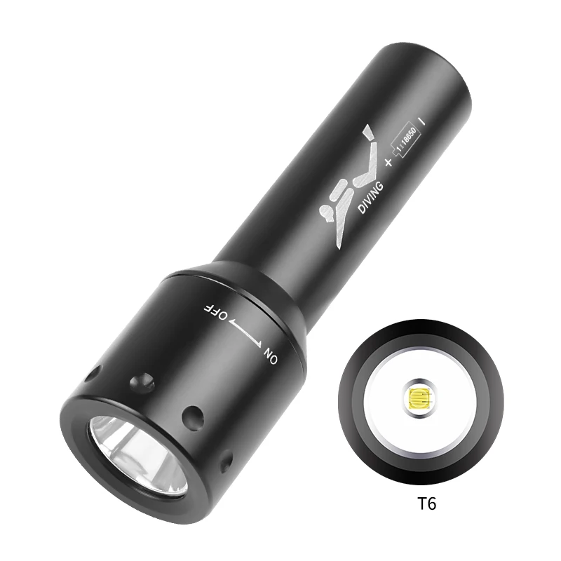 Yeni T6 LED Dalış Meşalesi Uzu - Underwater Flashlight incelemesi ve fiyatı